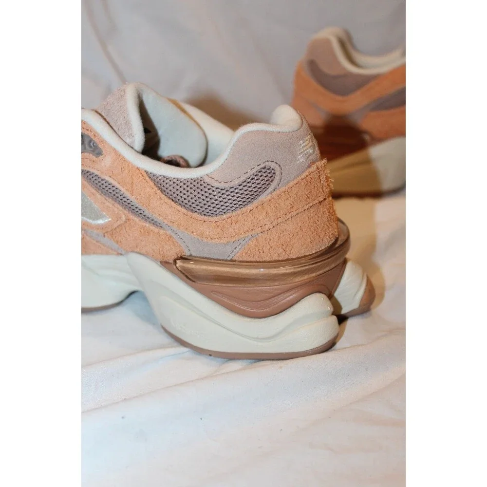 New Balance Women's 9060 Athletic Sneakers Beige Orange NEW SZ 7